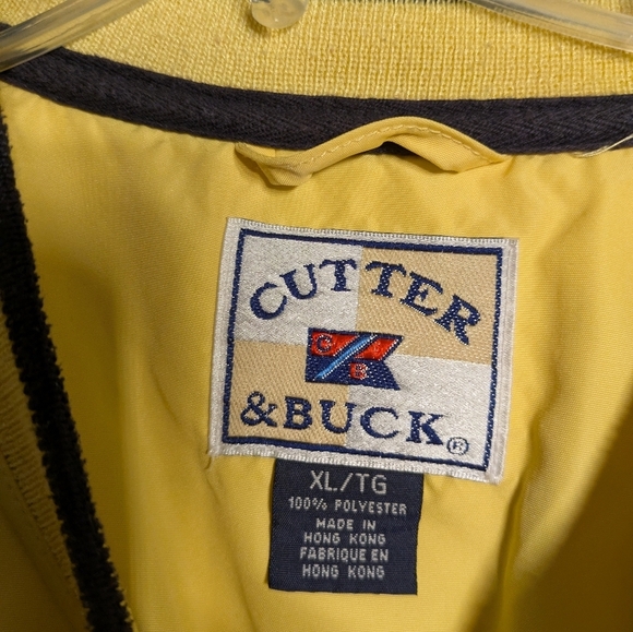 Cutter Buck Vintage Yellow Sweater Size Xl Pre-owned - Picture 5 of 8